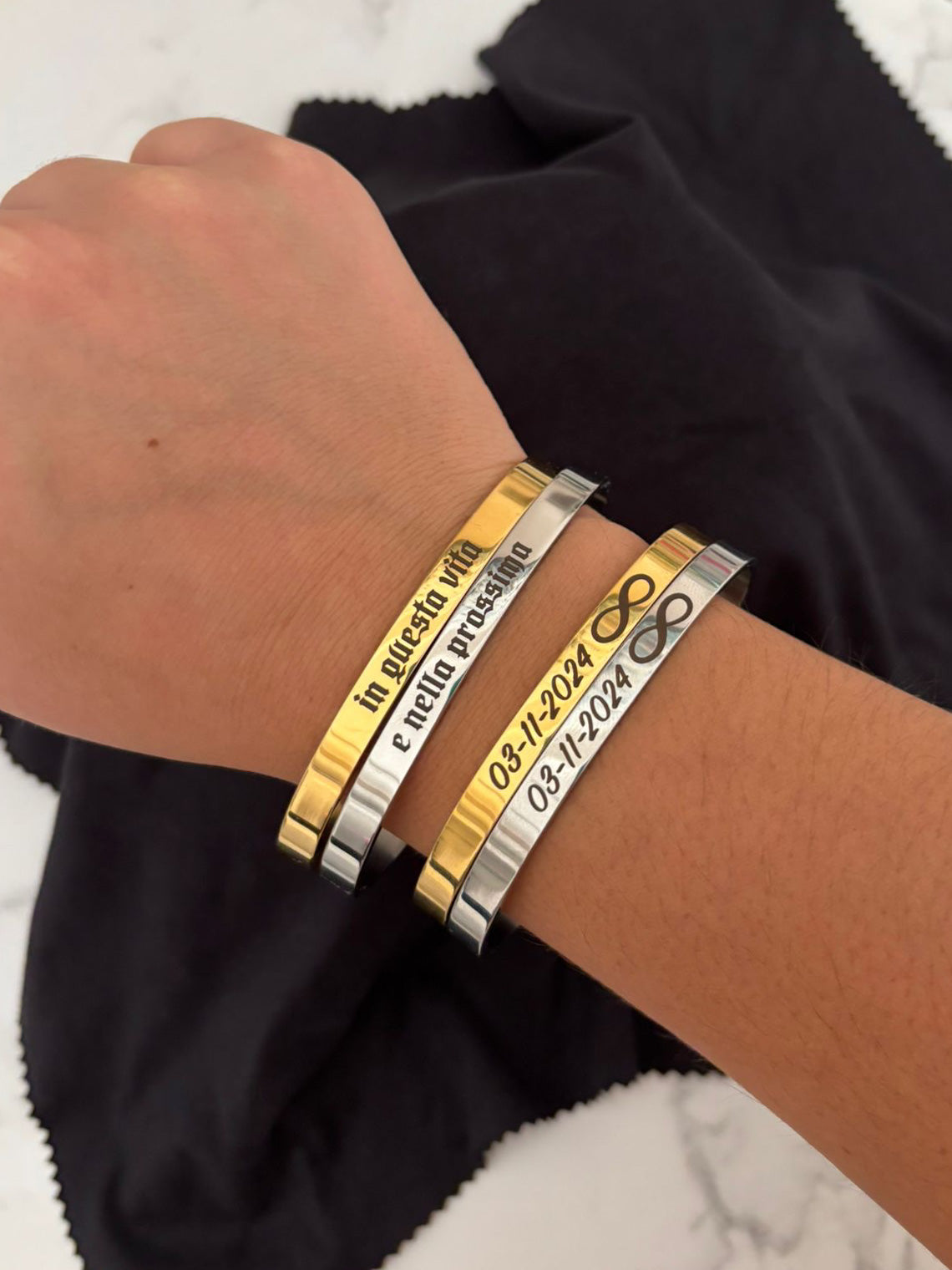 Bracciale rigido personalizzabile