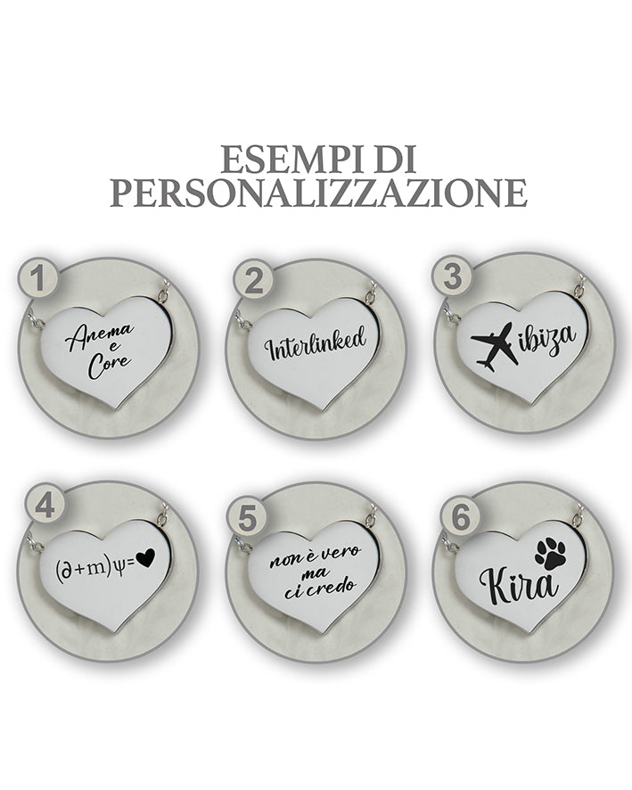 Collana Cuore personalizzabile