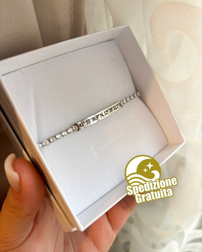 Bracciale Tennis Personalizzato (singolo)