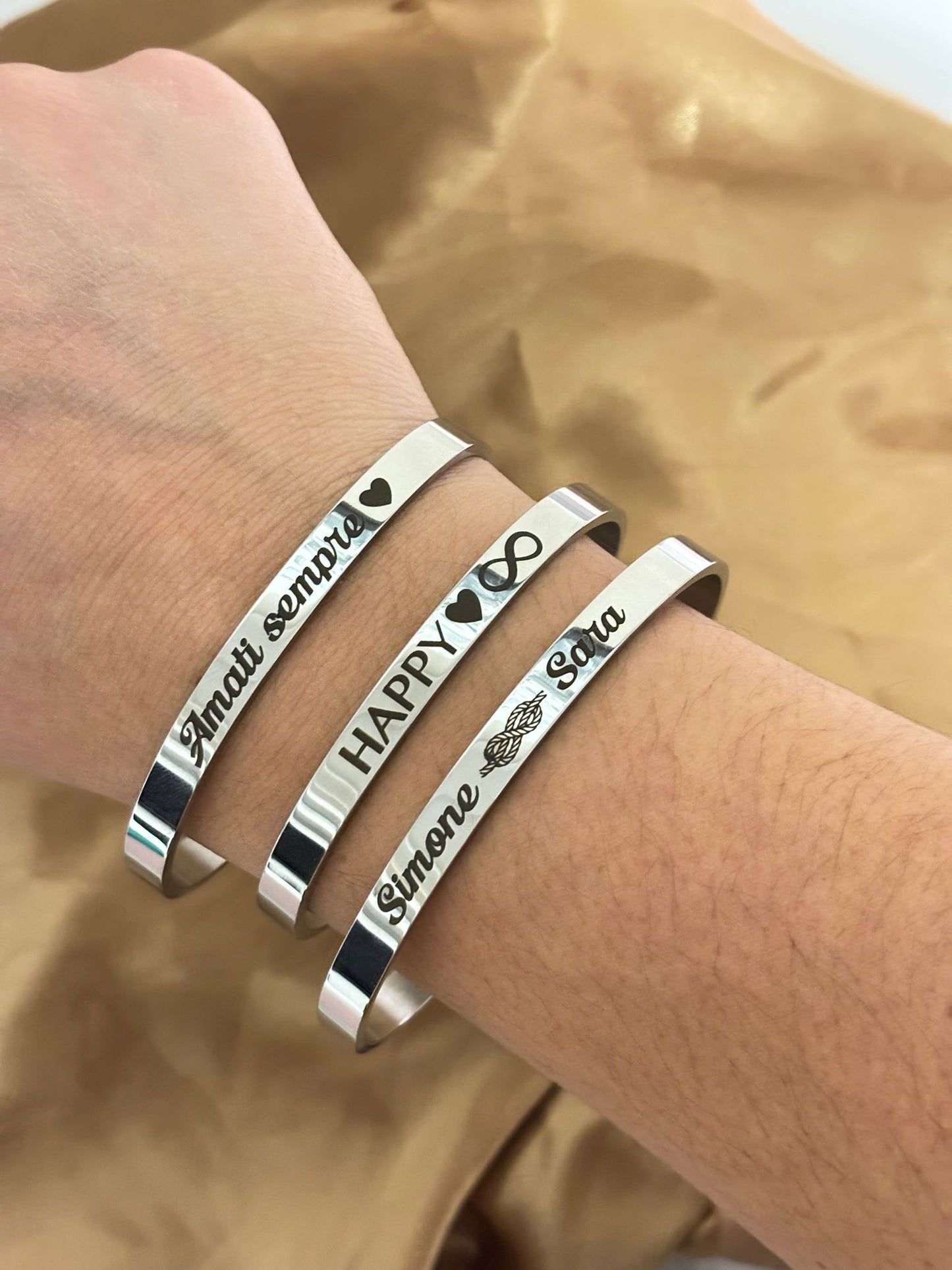 Bracciale rigido personalizzabile