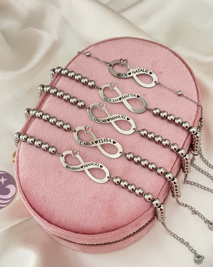 Bracciale Infinito in Acciaio
