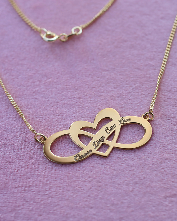 Collana Cuore e Infinito