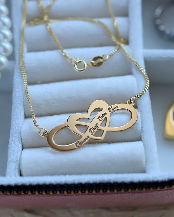 Collana Cuore e Infinito