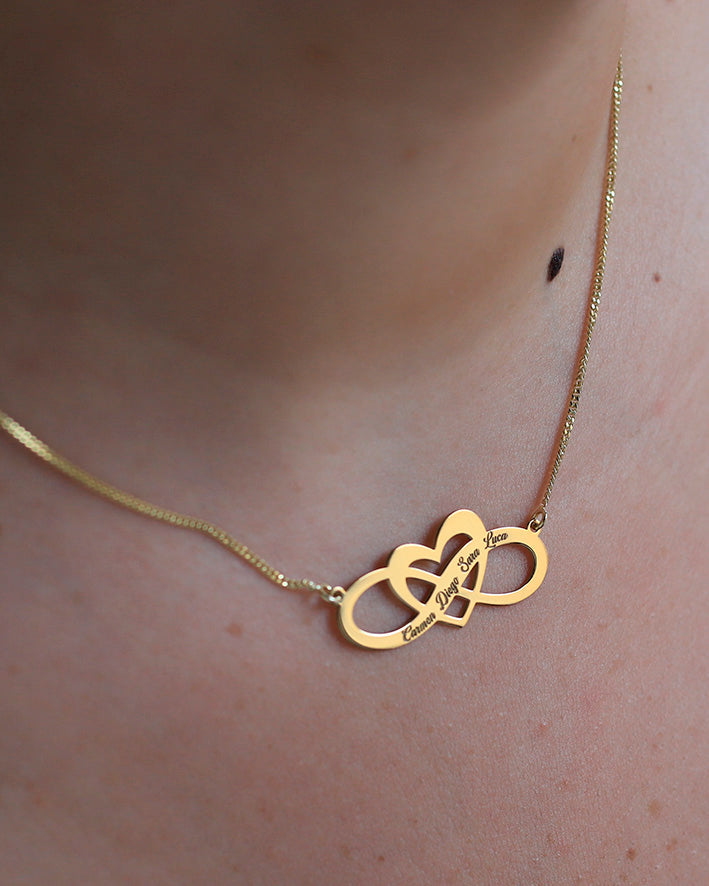 Collana Cuore e Infinito