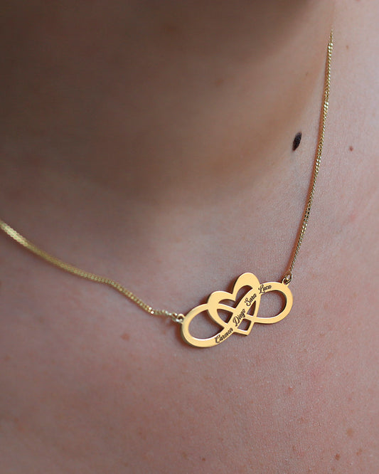Collana Cuore e Infinito