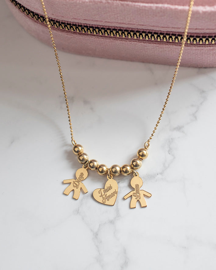 Collana Baby Personalizzata 3 Ciondoli