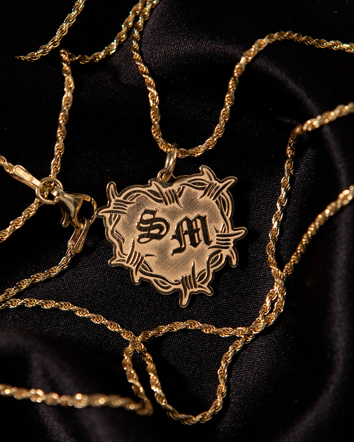 Collana Cuore Spinato