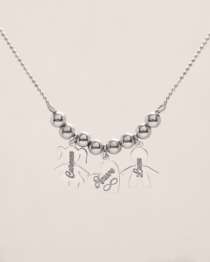 Collana Baby Personalizzata 3 Ciondoli