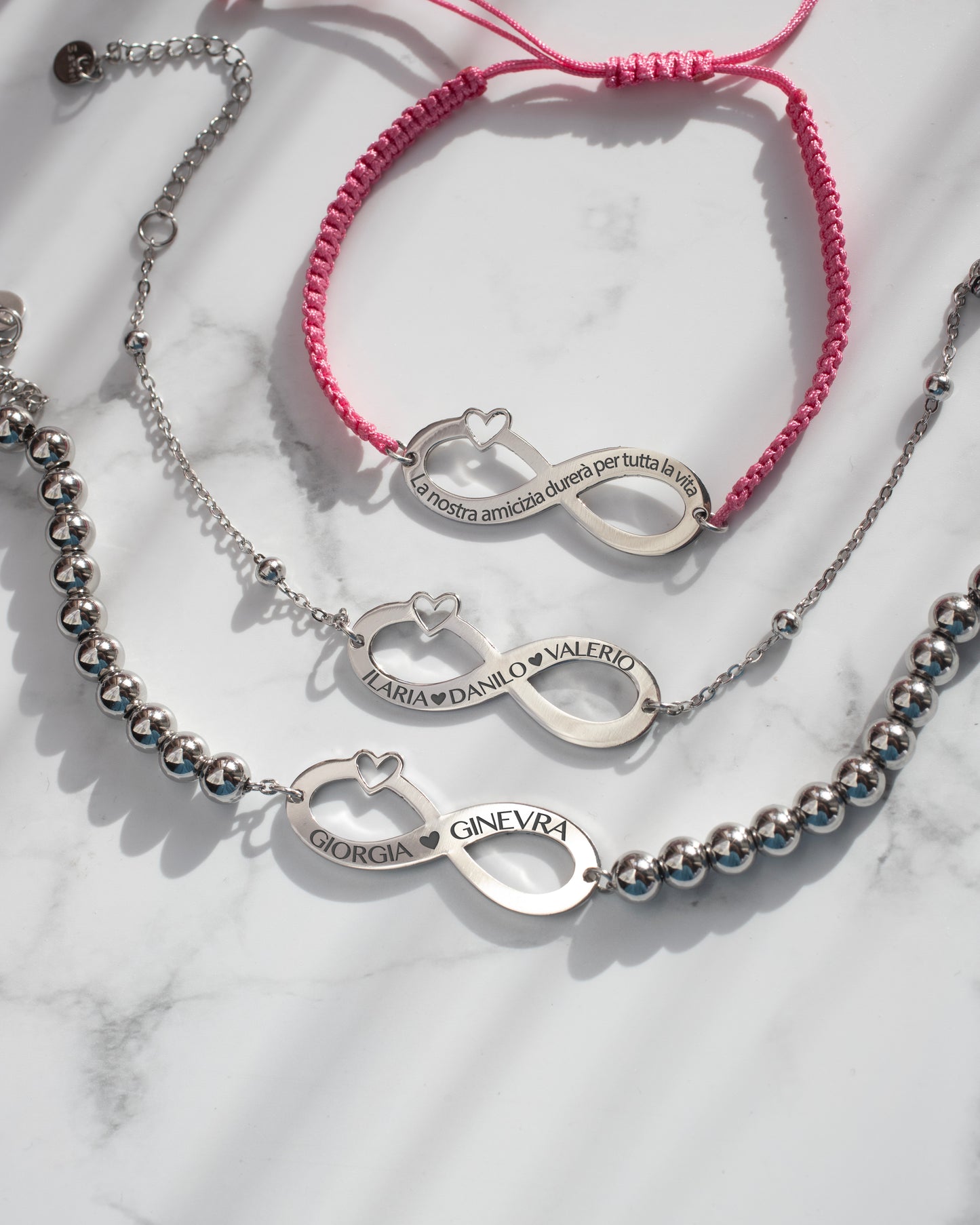 Bracciale Infinito in Acciaio