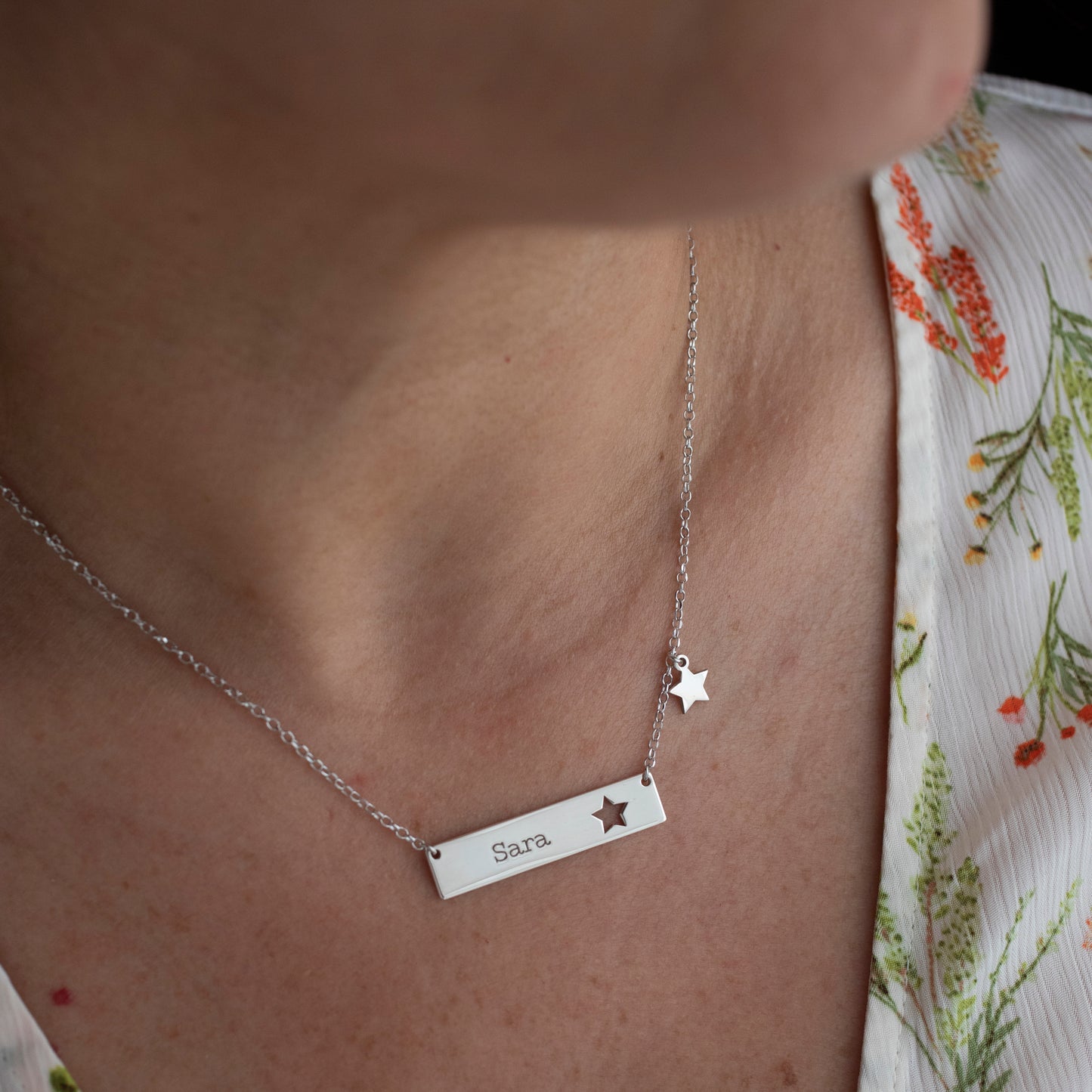 COLLANA PLACCHETTA CUORE O STELLA