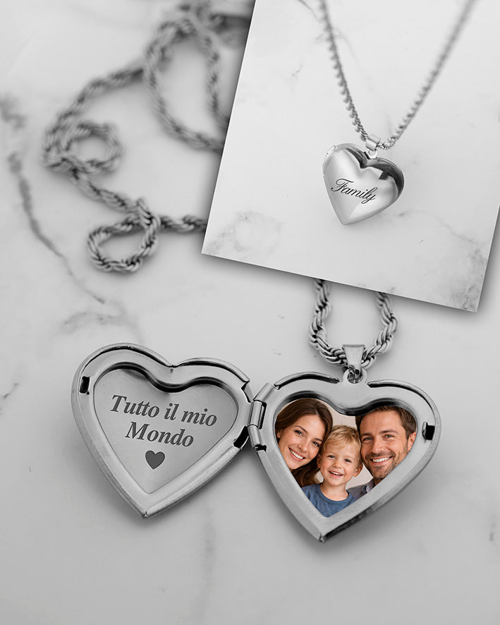 Collana Cuore con Foto